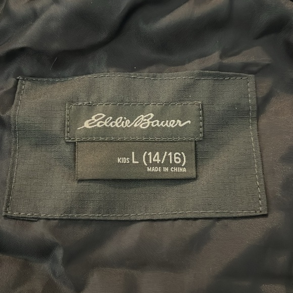 Boys large red and gray Eddie Bauer jacket - Picture 4 of 6